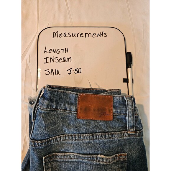 J. Crew Slim Boyfriend Jeans Womens Size 26 Distressed - Picture 13 of 13